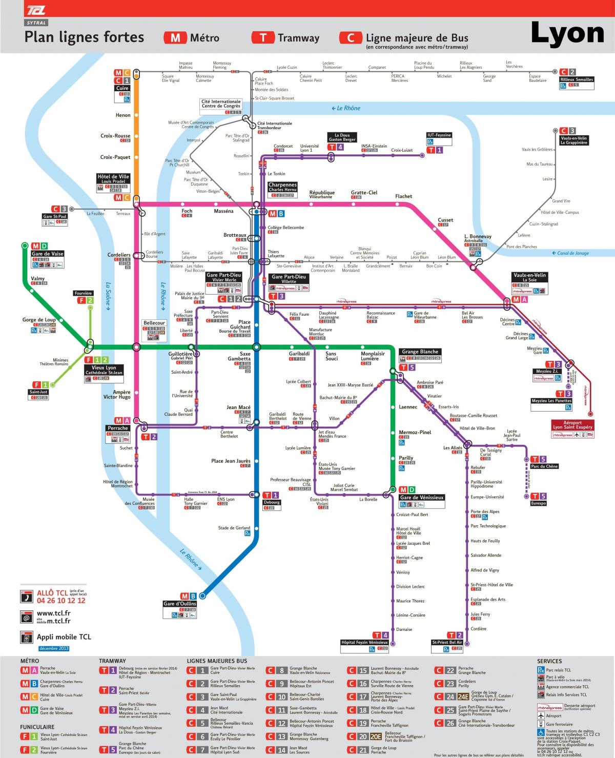 Λυών μεταφορών χάρτης pdf