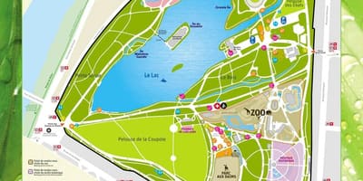 Χάρτης της Lyon park